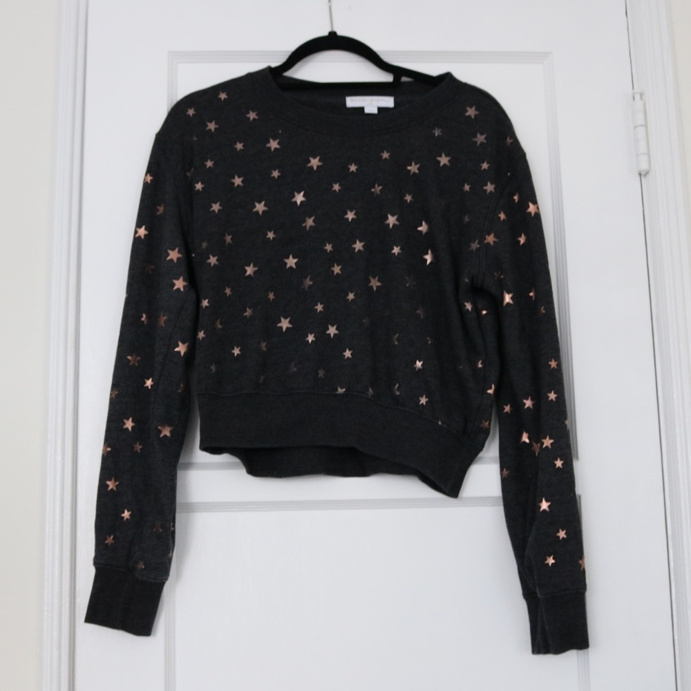 Spiritual Gangster Dark Grey Cropped Sweatshirt